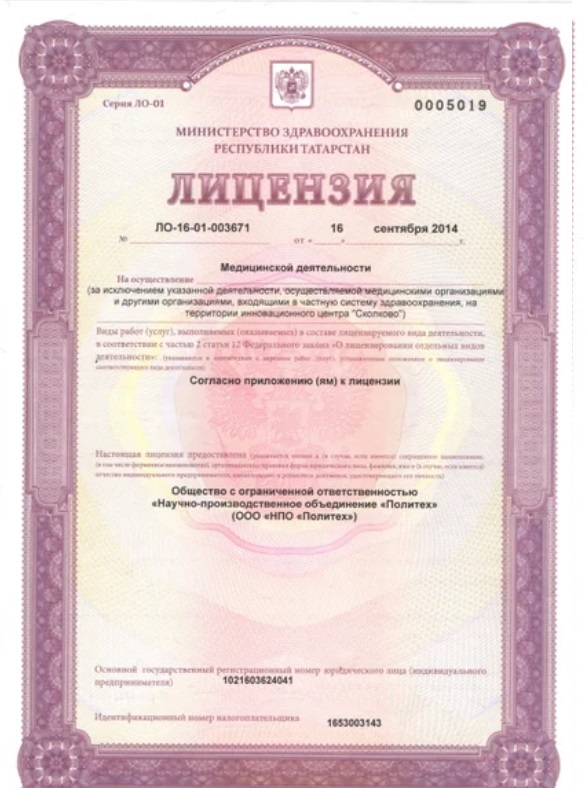 Лицензия Альтер Эго