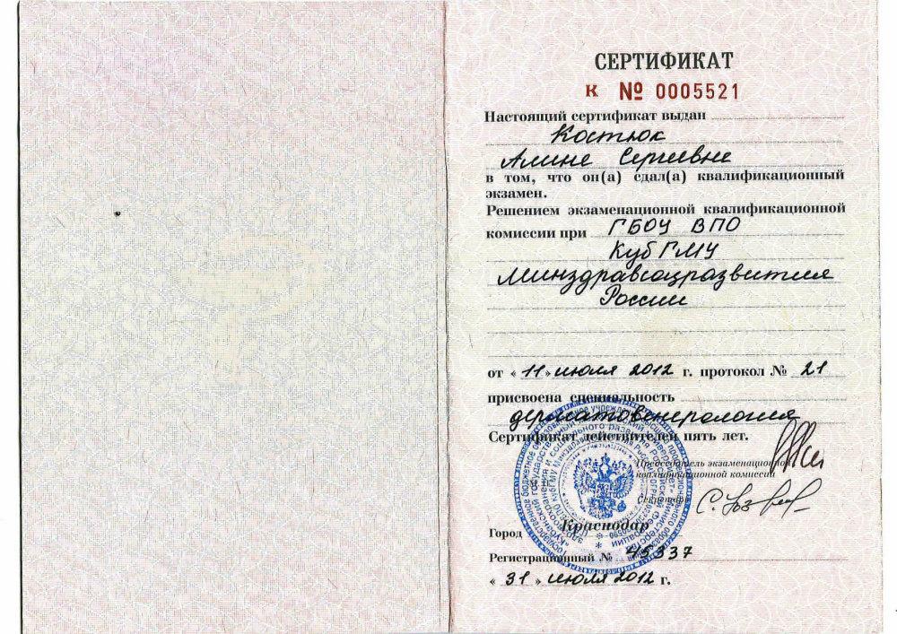 Диплом Белоусовой Алины
