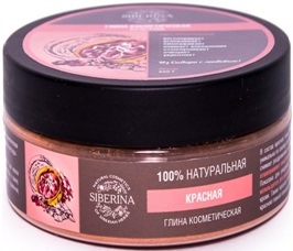Красная косметическая глина